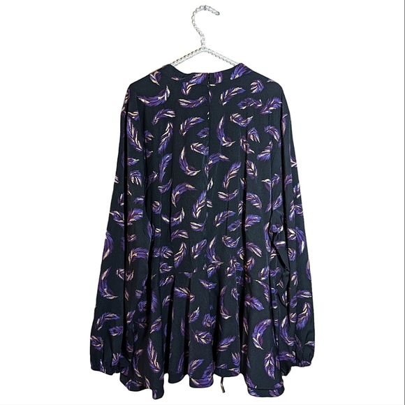 Lane Bryant feather peplum blouse - Picture 4 of 4